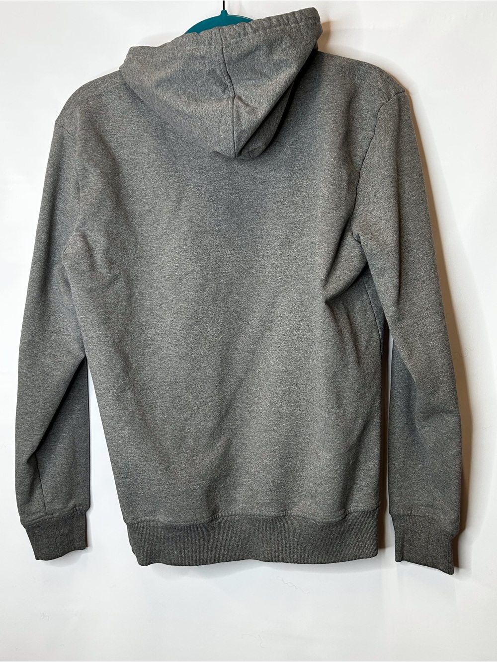 Patagonia Gray Hoodie with Blue & Purple Stripe Logo - Picture 2 of 4